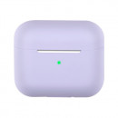 Husa silicon UltraSlim pentru Apple AirPods 3, Light Purple