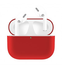 Husa silicon UltraSlim pentru Apple AirPods Pro, Red