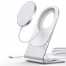 Stand incarcare Choetech 15W T517-F MagSafe, Incarcator inclus, Alb
