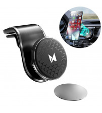 Suport auto magnetic Wozinsky WMH-03 grila ventilatie, Negru