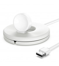 Suport cu incarcare wireless pentru ceasuri Samsung, Alb