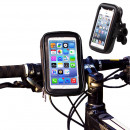 Suport impermeabil telefon pentru biciclete / trotinete, Negru