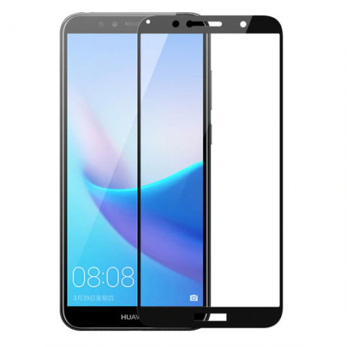Folie sticla Huawei Y6 2018 Black, Folii Huawei - TemperedGlass.ro